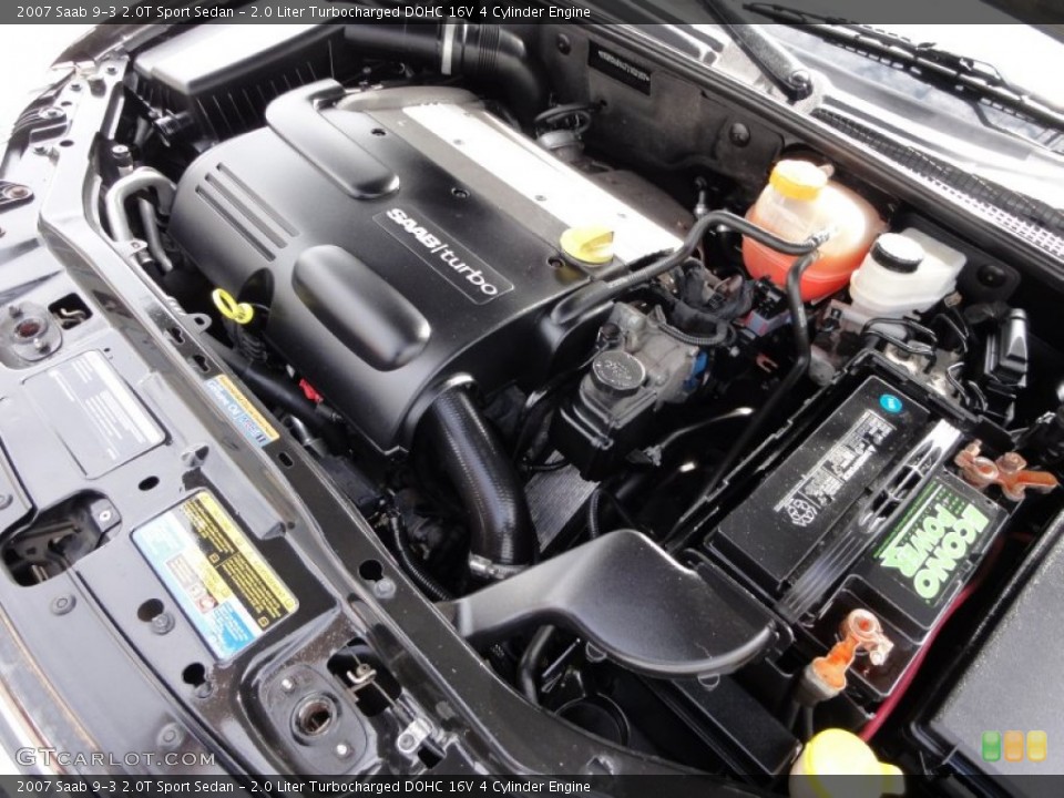 2.0 Liter Turbocharged DOHC 16V 4 Cylinder Engine for the 2007 Saab 9-3 #54485201