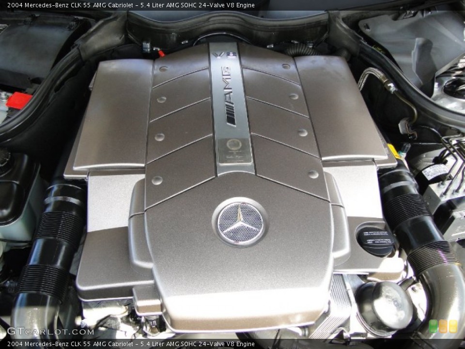 5.4 Liter AMG SOHC 24-Valve V8 2004 Mercedes-Benz CLK Engine