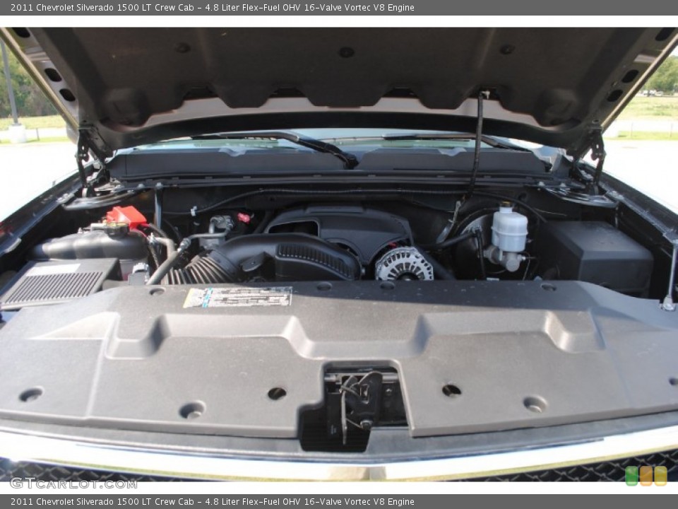 4.8 Liter Flex-Fuel OHV 16-Valve Vortec V8 Engine for the 2011 Chevrolet Silverado 1500 #54490799