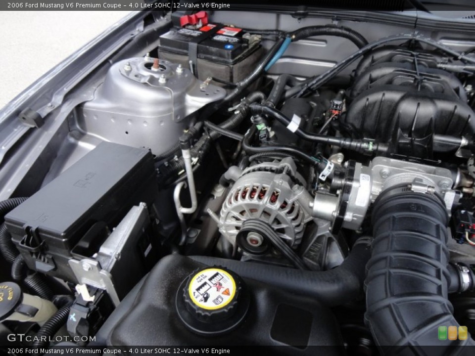 4.0 Liter SOHC 12-Valve V6 Engine for the 2006 Ford Mustang #54492980