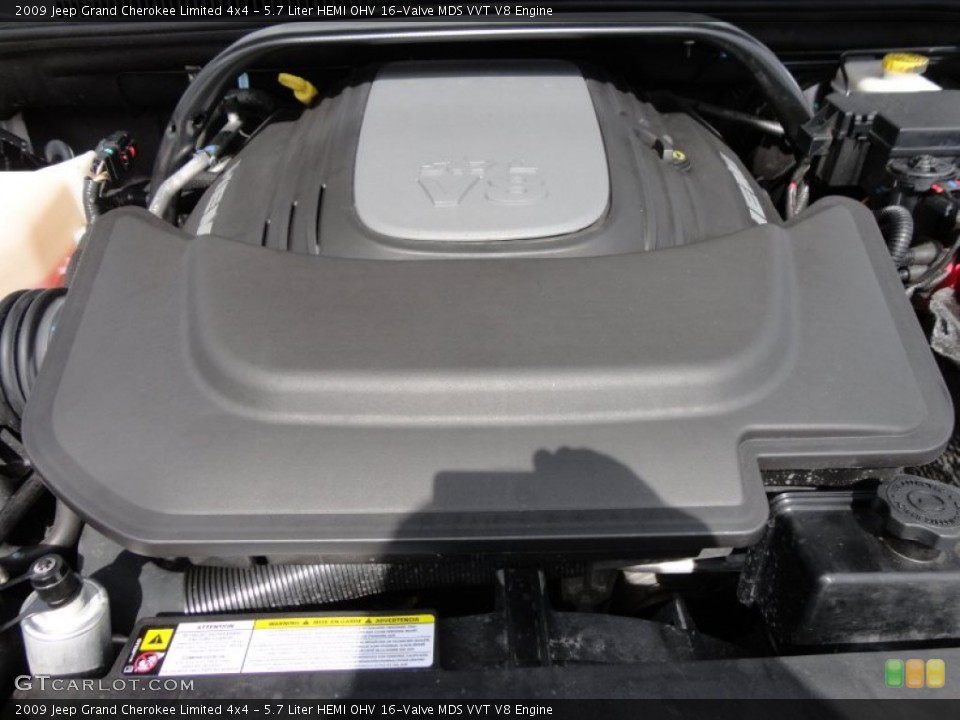 5.7 Liter HEMI OHV 16-Valve MDS VVT V8 Engine for the 2009 Jeep Grand Cherokee #54493479