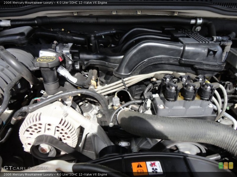 4.0 Liter SOHC 12-Valve V6 Engine for the 2006 Mercury Mountaineer #54494489