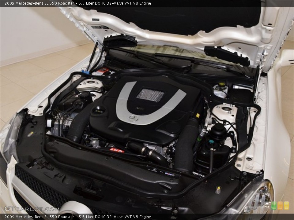 5.5 Liter DOHC 32-Valve VVT V8 Engine for the 2009 Mercedes-Benz SL #54501545