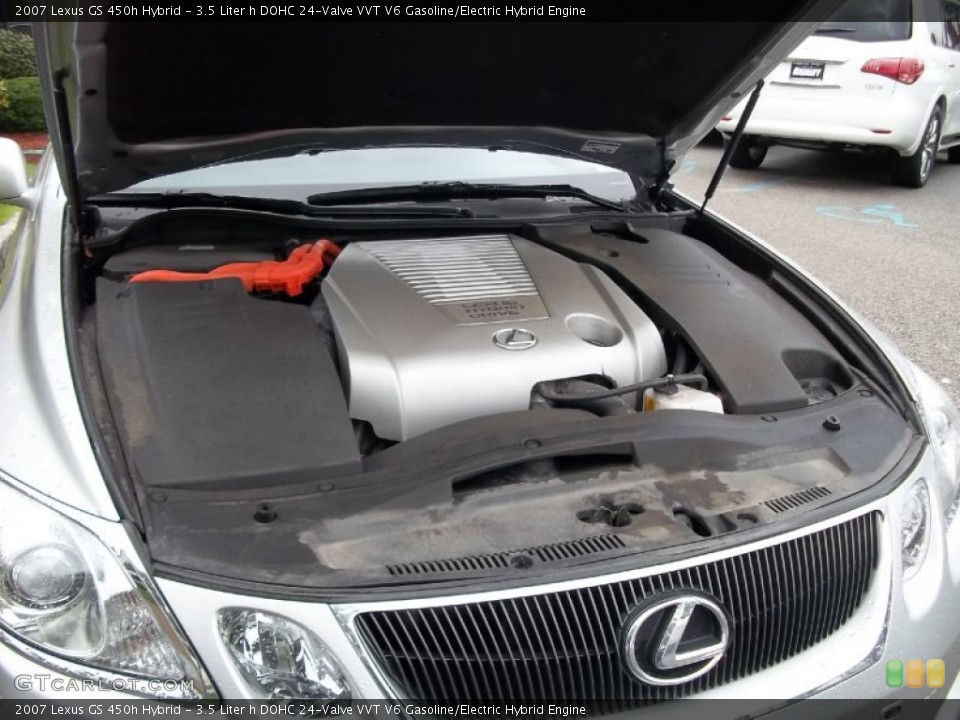 3.5 Liter h DOHC 24-Valve VVT V6 Gasoline/Electric Hybrid Engine for the 2007 Lexus GS #54505859