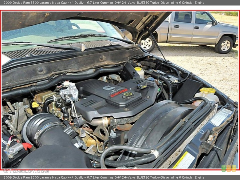 6.7 Liter Cummins OHV 24-Valve BLUETEC Turbo-Diesel Inline 6 Cylinder Engine for the 2009 Dodge Ram 3500 #54507254