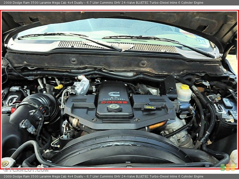 6.7 Liter Cummins OHV 24-Valve BLUETEC Turbo-Diesel Inline 6 Cylinder Engine for the 2009 Dodge Ram 3500 #54507257