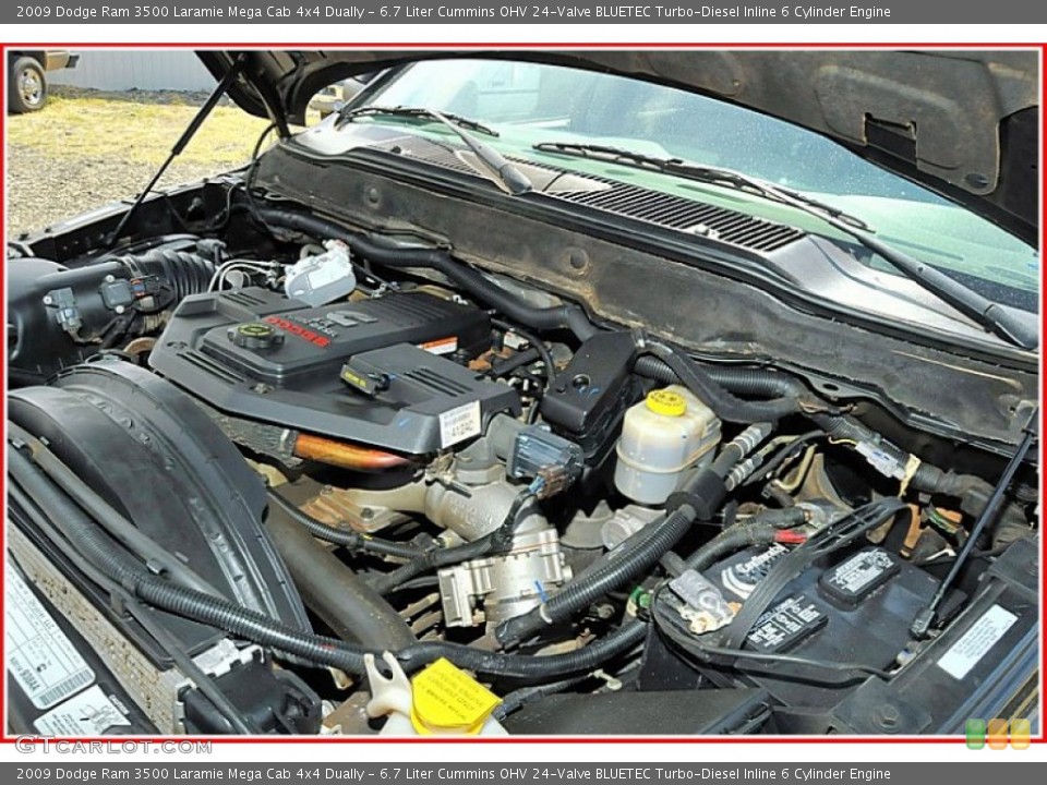 6.7 Liter Cummins OHV 24-Valve BLUETEC Turbo-Diesel Inline 6 Cylinder Engine for the 2009 Dodge Ram 3500 #54507260