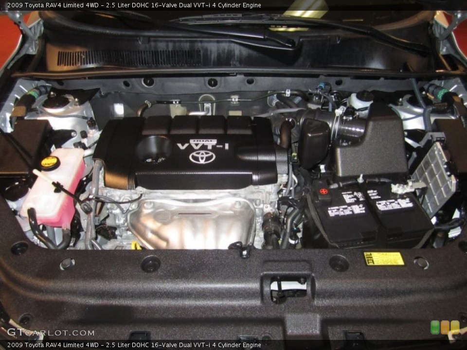 2.5 Liter DOHC 16-Valve Dual VVT-i 4 Cylinder Engine for the 2009 Toyota RAV4 #54512622