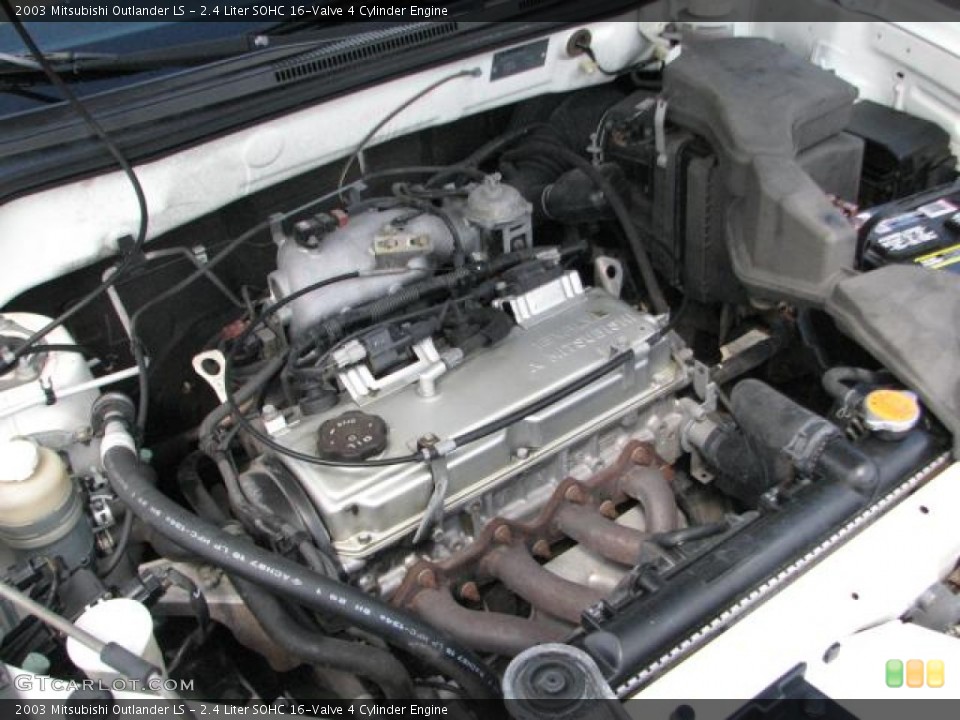 2.4 Liter SOHC 16-Valve 4 Cylinder Engine for the 2003 Mitsubishi Outlander #54517832
