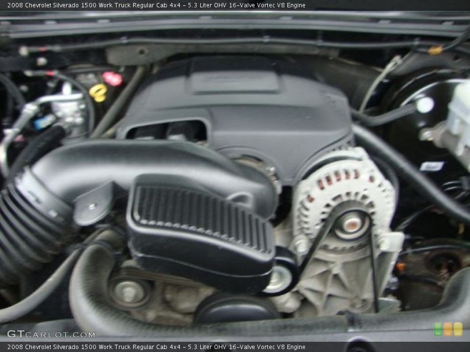 5.3 Liter OHV 16-Valve Vortec V8 Engine for the 2008 Chevrolet Silverado 1500 #54520535