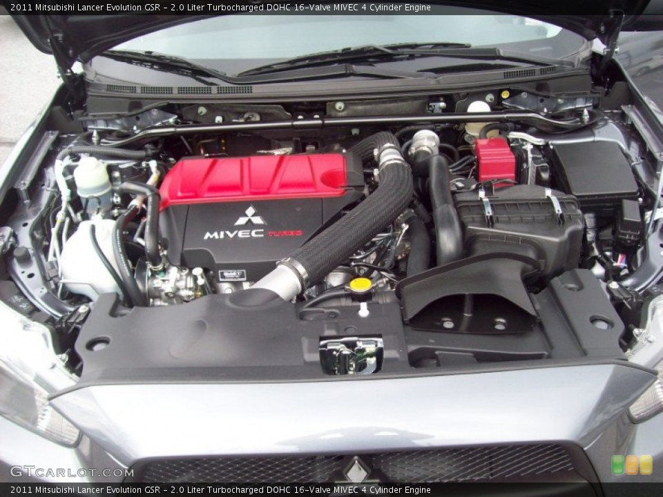 2.0 Liter Turbocharged DOHC 16-Valve MIVEC 4 Cylinder Engine for the 2011 Mitsubishi Lancer Evolution #54528752