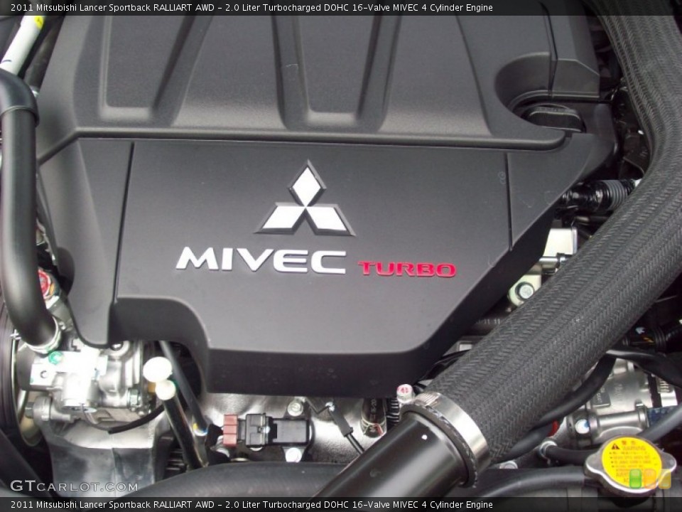 2.0 Liter Turbocharged DOHC 16-Valve MIVEC 4 Cylinder Engine for the 2011 Mitsubishi Lancer #54528944