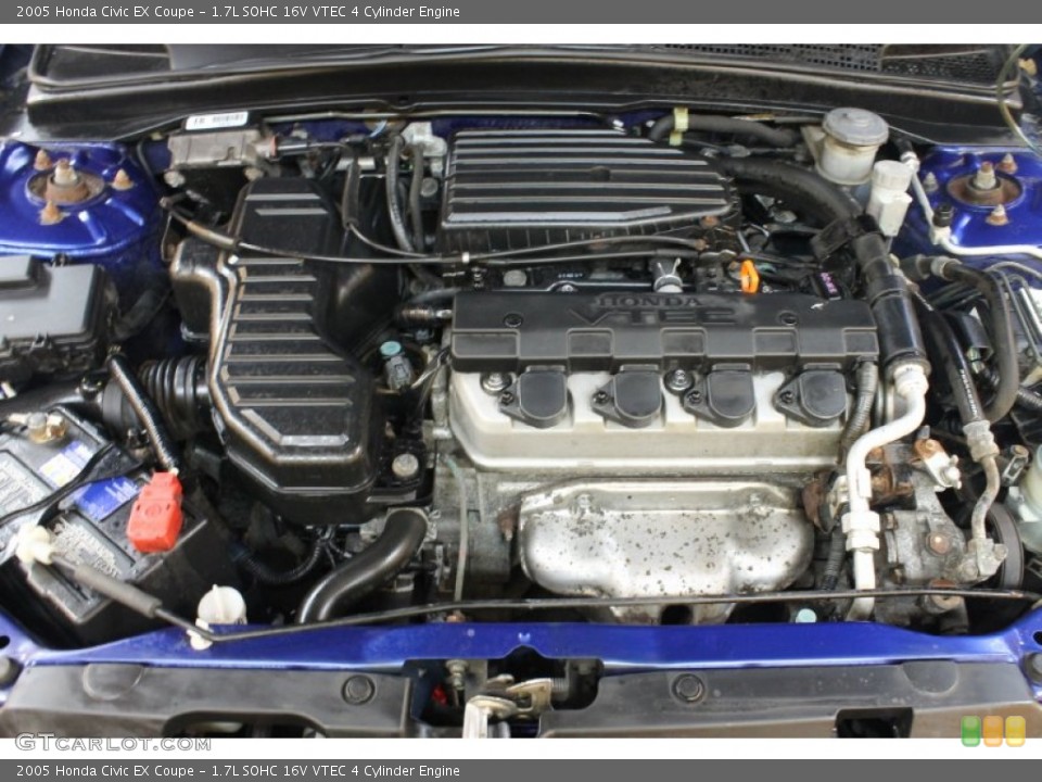 1.7L SOHC 16V VTEC 4 Cylinder Engine for the 2005 Honda Civic #54542115