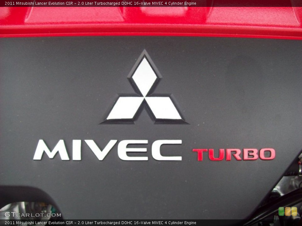 2.0 Liter Turbocharged DOHC 16-Valve MIVEC 4 Cylinder Engine for the 2011 Mitsubishi Lancer Evolution #54543781