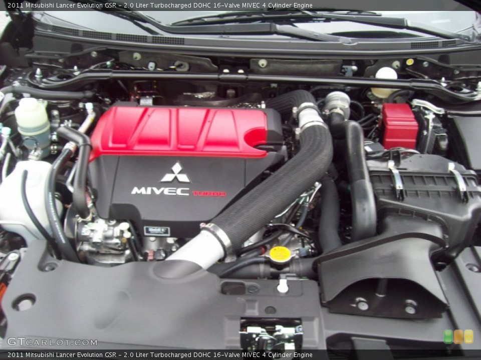 2.0 Liter Turbocharged DOHC 16-Valve MIVEC 4 Cylinder Engine for the 2011 Mitsubishi Lancer Evolution #54543816