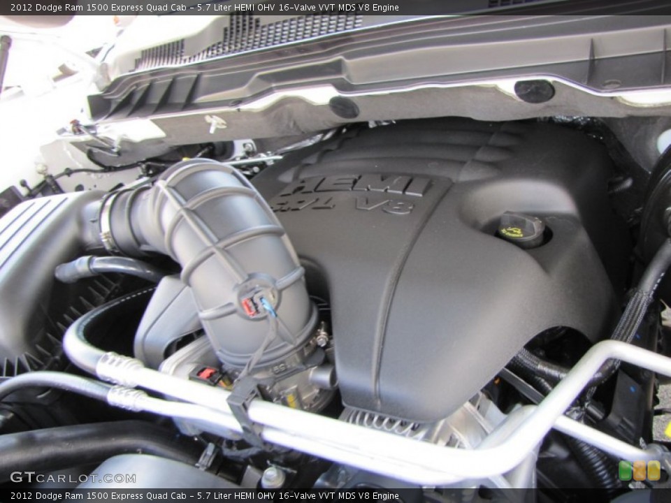 5.7 Liter HEMI OHV 16-Valve VVT MDS V8 Engine for the 2012 Dodge Ram 1500 #54545529