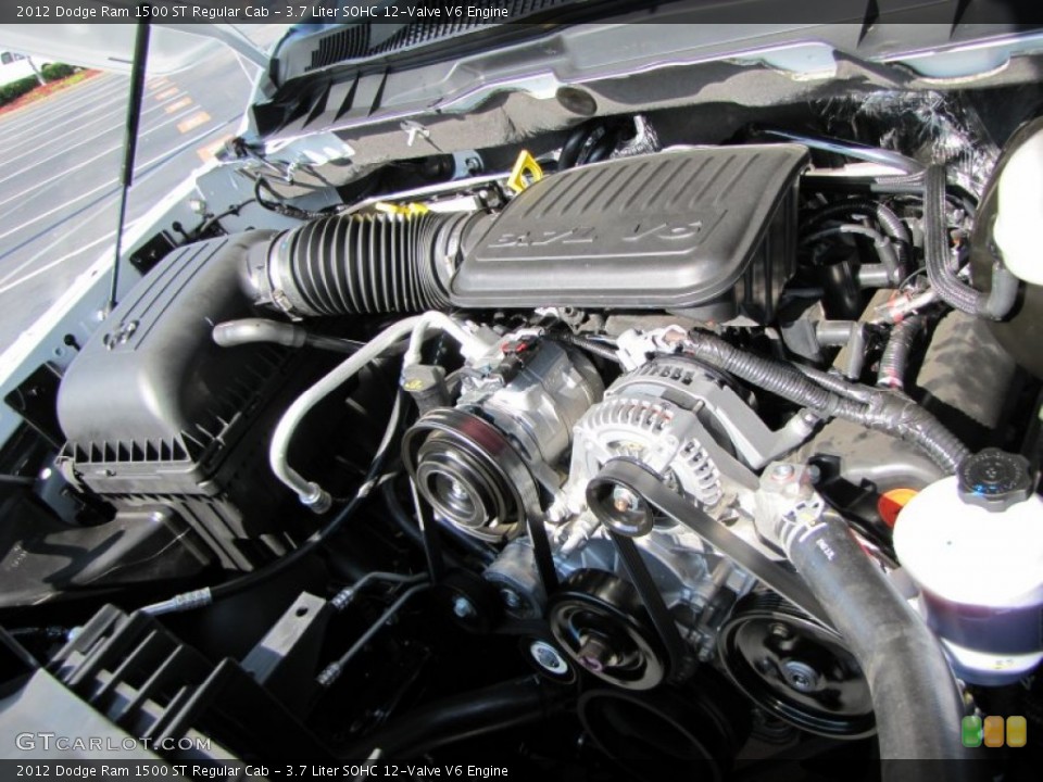 3.7 Liter SOHC 12-Valve V6 Engine for the 2012 Dodge Ram 1500 #54545754