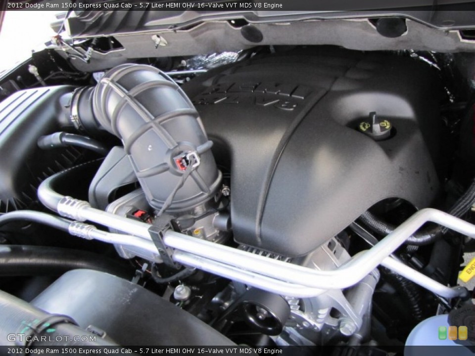 5.7 Liter HEMI OHV 16-Valve VVT MDS V8 Engine for the 2012 Dodge Ram 1500 #54546360