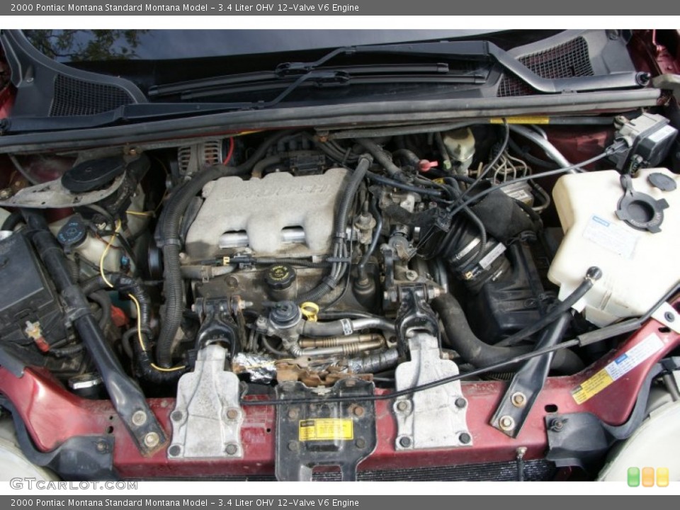 3.4 Liter OHV 12-Valve V6 Engine for the 2000 Pontiac Montana #54563313