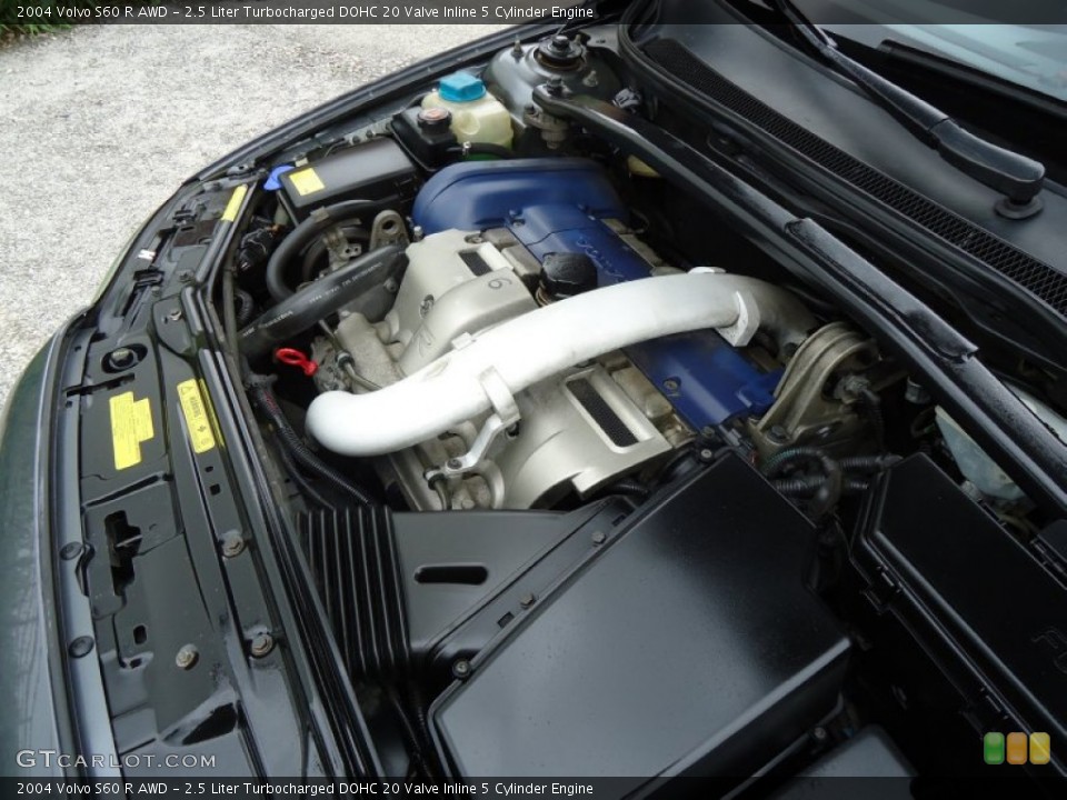 2.5 Liter Turbocharged DOHC 20 Valve Inline 5 Cylinder Engine for the 2004 Volvo S60 #54565170