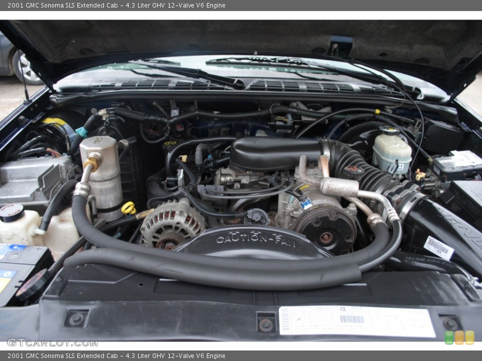 4.3 Liter OHV 12-Valve V6 Engine for the 2001 GMC Sonoma #54571874