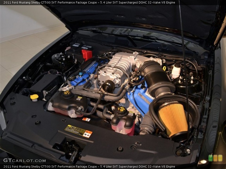 5.4 Liter SVT Supercharged DOHC 32-Valve V8 Engine for the 2011 Ford Mustang #54572682