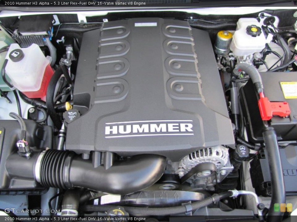 5.3 Liter FlexFuel OHV 16Valve Vortec V8 Engine for the 2010 Hummer