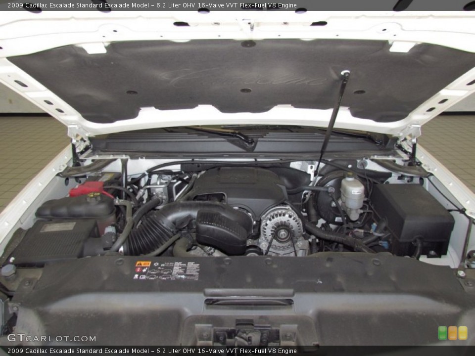 6.2 Liter OHV 16-Valve VVT Flex-Fuel V8 Engine for the 2009 Cadillac Escalade #54586265