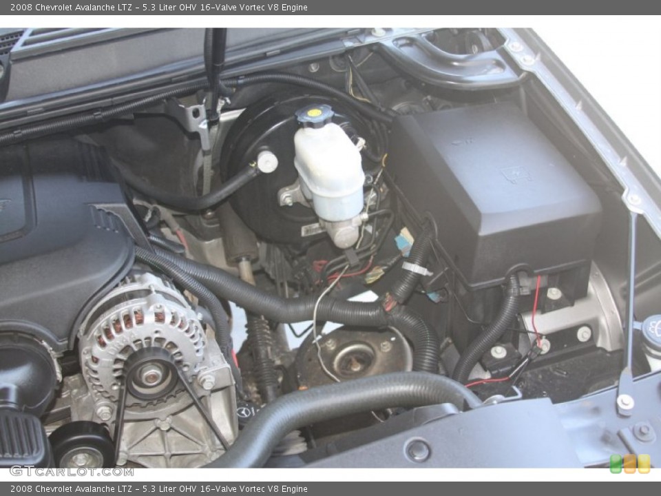 5.3 Liter OHV 16-Valve Vortec V8 Engine for the 2008 Chevrolet Avalanche #54593915