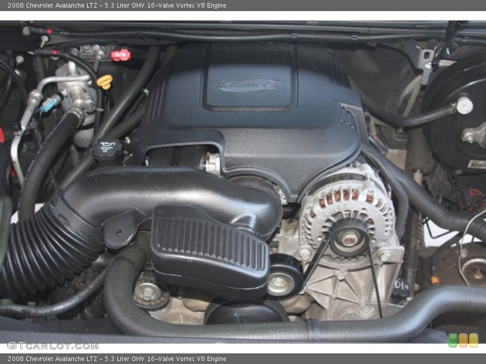 5.3 Liter OHV 16-Valve Vortec V8 Engine for the 2008 Chevrolet Avalanche #54593924