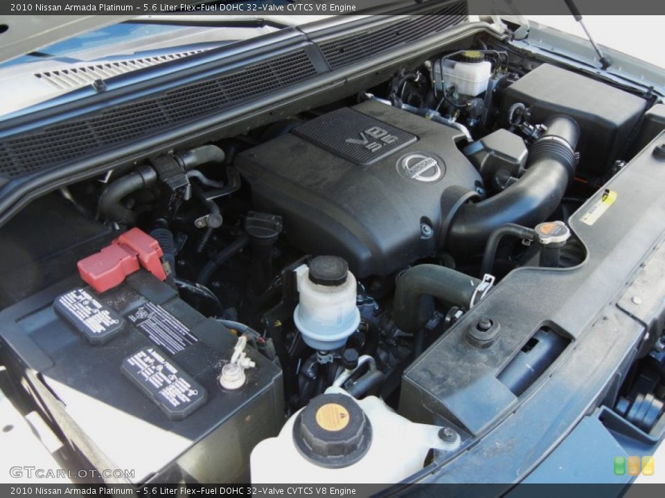 5.6 Liter Flex-Fuel DOHC 32-Valve CVTCS V8 Engine for the 2010 Nissan Armada #54594410