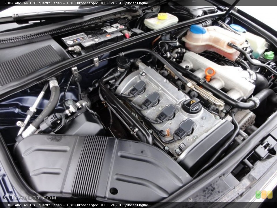 1.8L Turbocharged DOHC 20V 4 Cylinder Engine for the 2004 Audi A4 #54602414