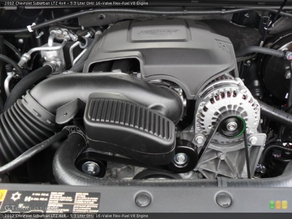 5.3 Liter OHV 16-Valve Flex-Fuel V8 Engine for the 2012 Chevrolet Suburban #54612754