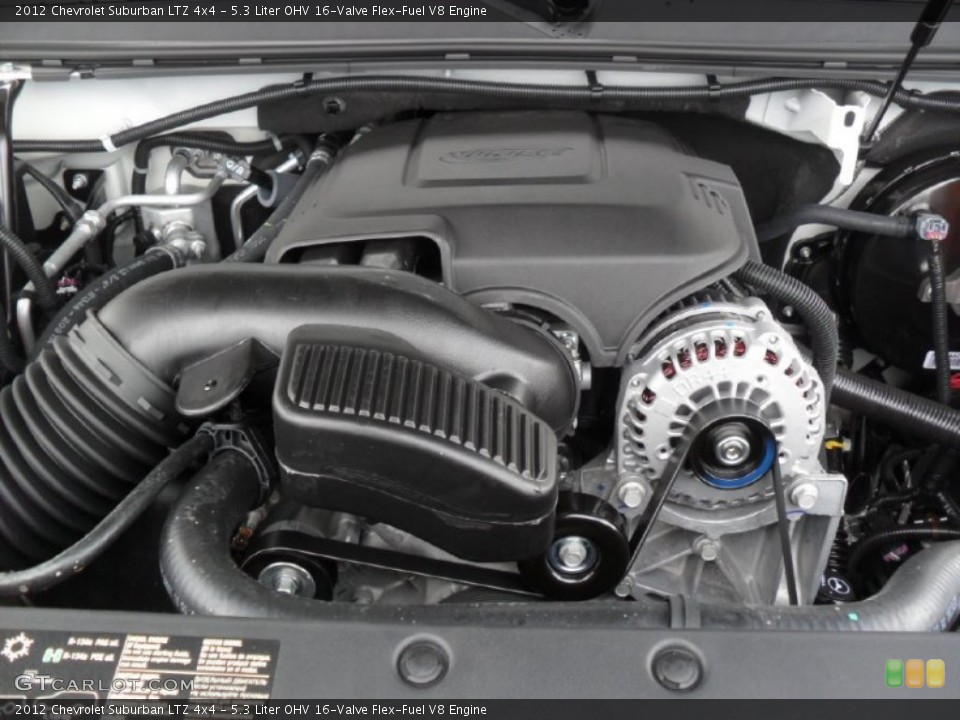 5.3 Liter OHV 16-Valve Flex-Fuel V8 Engine for the 2012 Chevrolet Suburban #54613233