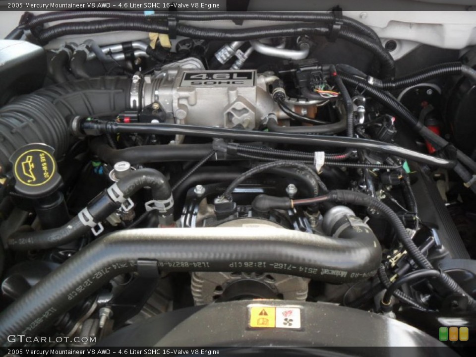 4.6 Liter SOHC 16-Valve V8 Engine for the 2005 Mercury Mountaineer #54617421