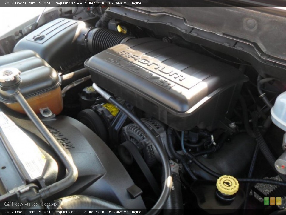 4.7 Liter SOHC 16-Valve V8 Engine for the 2002 Dodge Ram 1500 #54617808