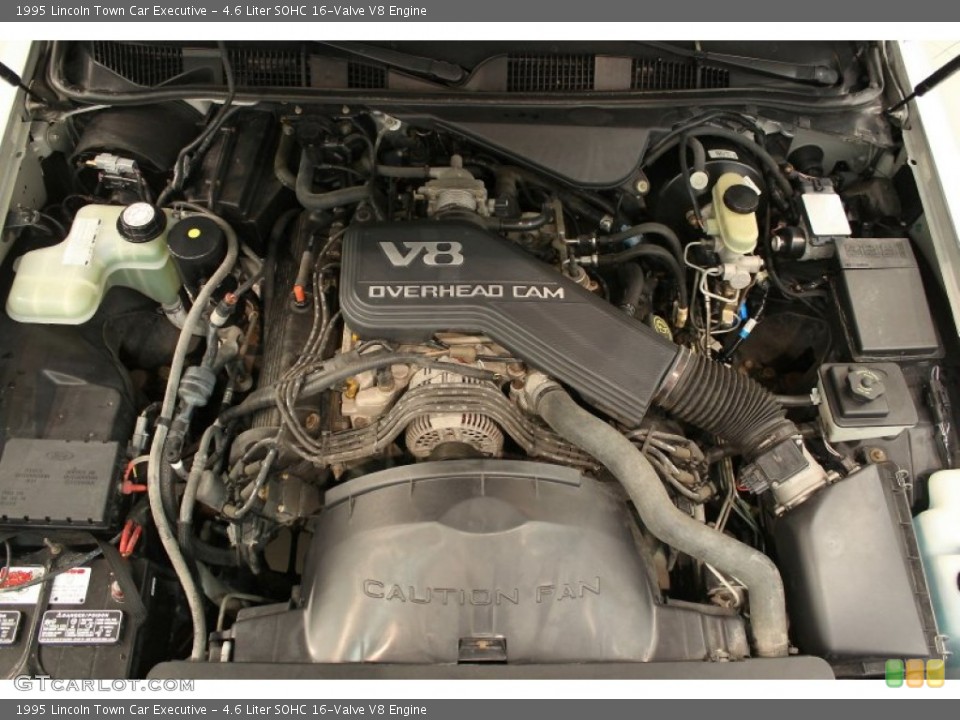 4.6 Liter SOHC 16-Valve V8 1995 Lincoln Town Car Engine