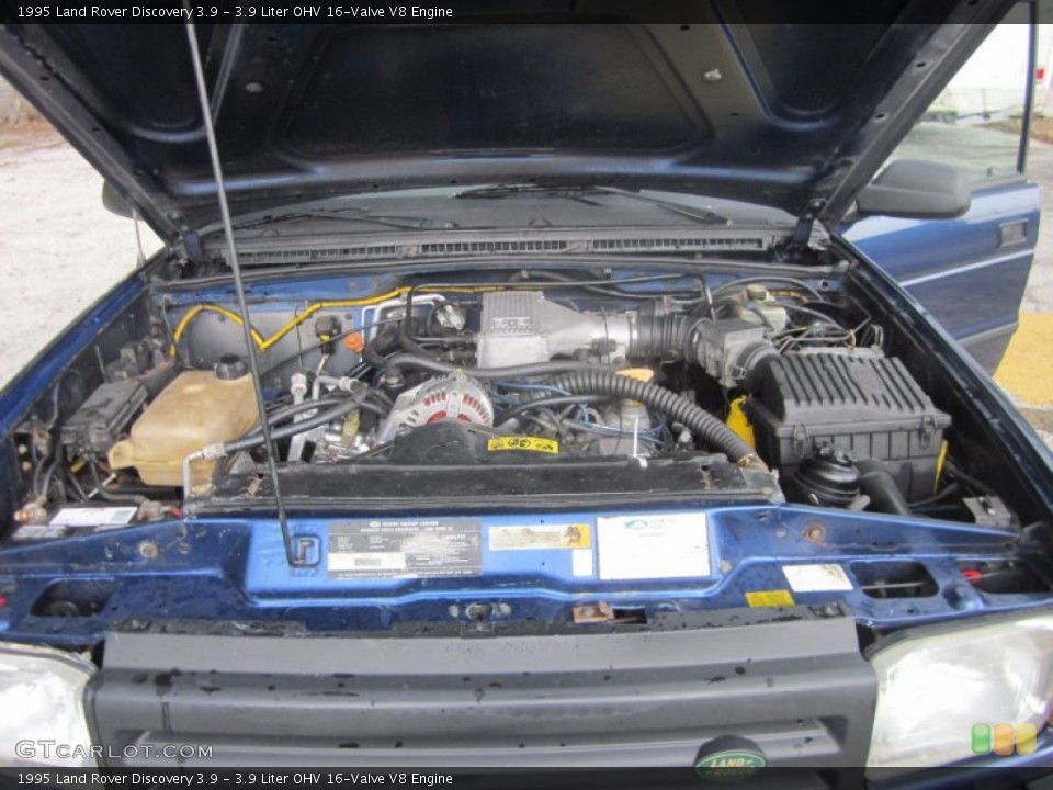 3.9 Liter OHV 16-Valve V8 1995 Land Rover Discovery Engine
