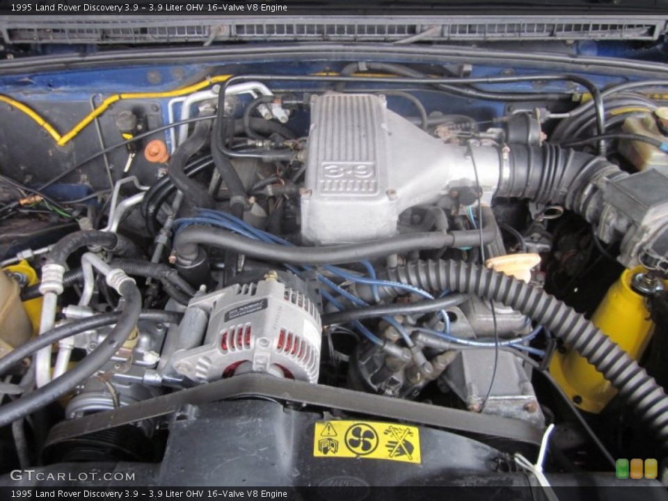 3.9 Liter OHV 16-Valve V8 Engine for the 1995 Land Rover Discovery #54627063