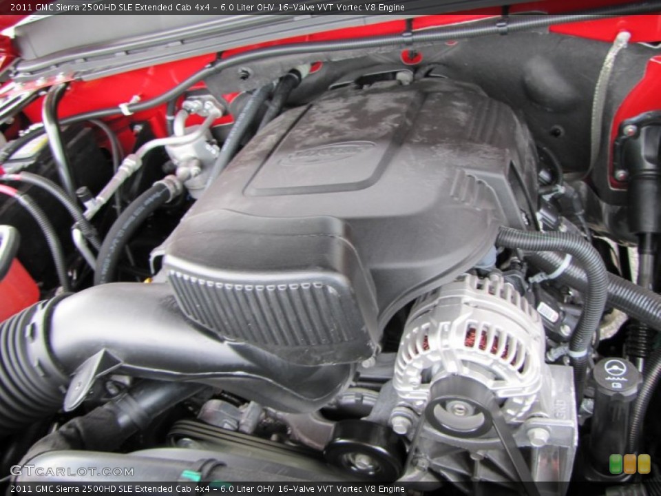 6.0 Liter OHV 16-Valve VVT Vortec V8 Engine for the 2011 GMC Sierra 2500HD #54631248