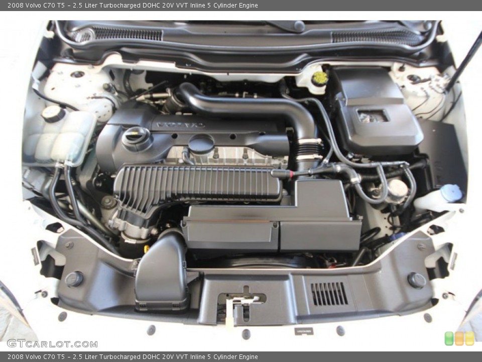 2.5 Liter Turbocharged DOHC 20V VVT Inline 5 Cylinder Engine for the 2008 Volvo C70 #54631371