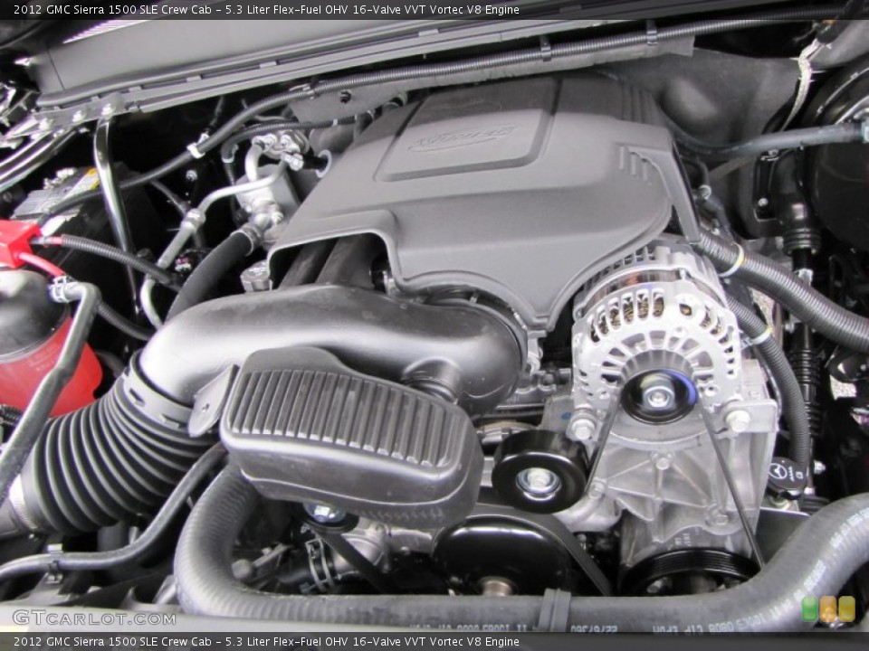 5.3 Liter Flex-Fuel OHV 16-Valve VVT Vortec V8 Engine for the 2012 GMC Sierra 1500 #54631641