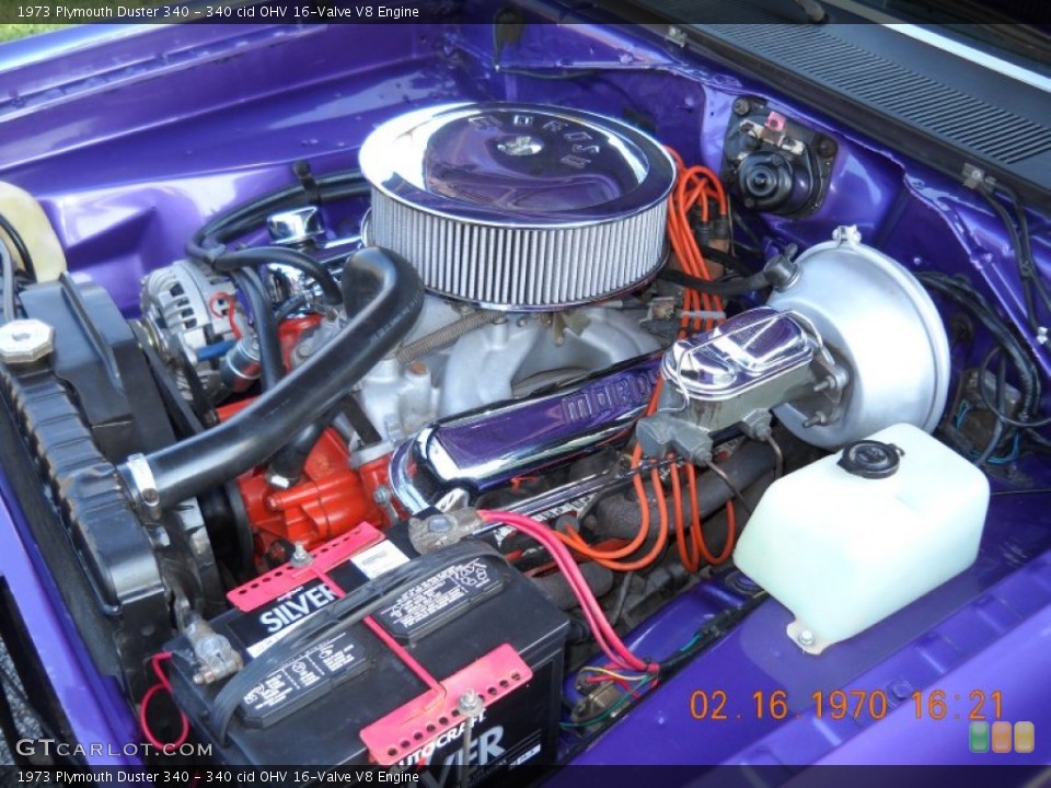 340 cid OHV 16-Valve V8 Engine for the 1973 Plymouth Duster #54634623