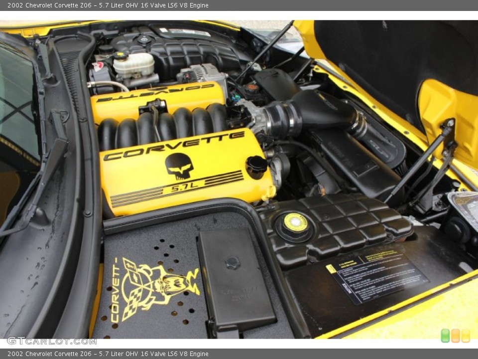 5.7 Liter OHV 16 Valve LS6 V8 Engine for the 2002 Chevrolet Corvette #54639438