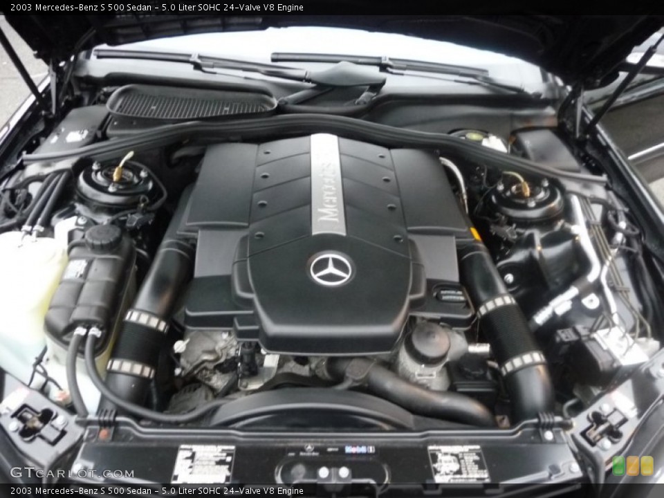 5.0 Liter SOHC 24-Valve V8 Engine for the 2003 Mercedes-Benz S #54639966