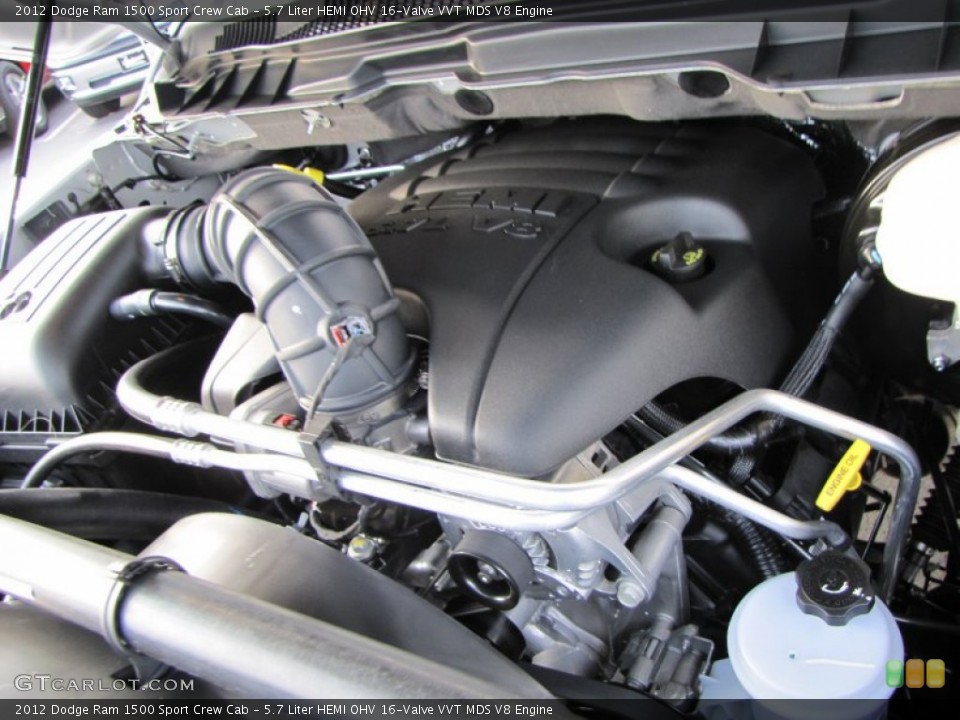 5.7 Liter HEMI OHV 16-Valve VVT MDS V8 Engine for the 2012 Dodge Ram 1500 #54643881
