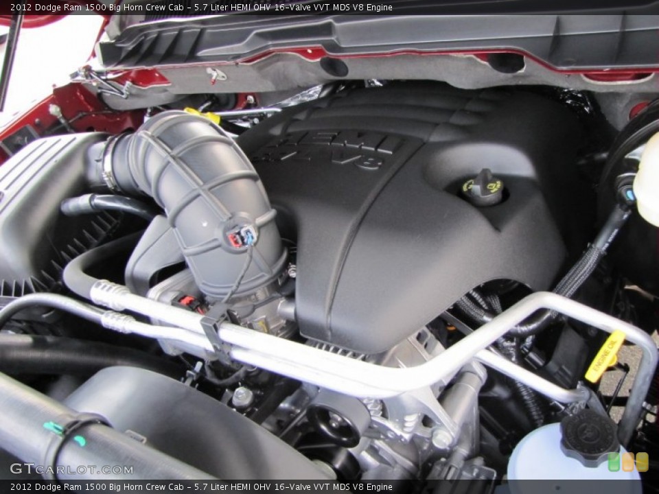 5.7 Liter HEMI OHV 16-Valve VVT MDS V8 Engine for the 2012 Dodge Ram 1500 #54643995