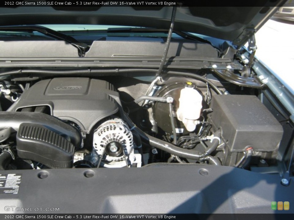 5.3 Liter Flex-Fuel OHV 16-Valve VVT Vortec V8 Engine for the 2012 GMC Sierra 1500 #54645012