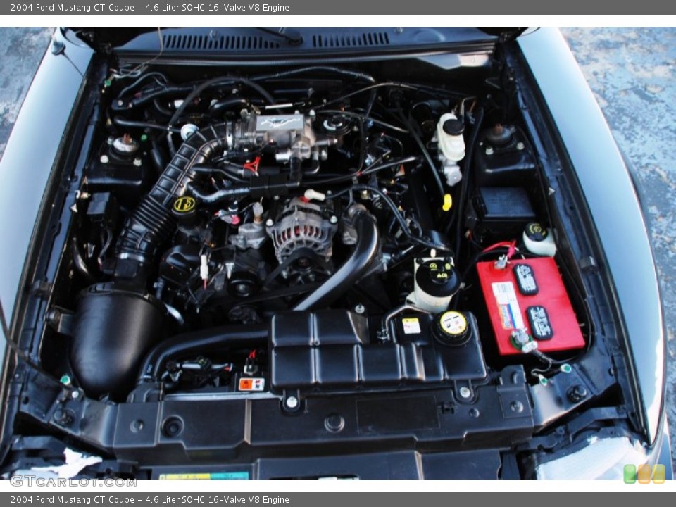 4.6 Liter SOHC 16-Valve V8 Engine for the 2004 Ford Mustang #54646098
