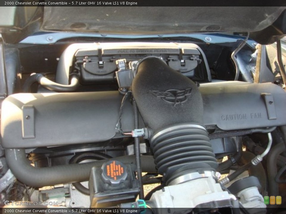 5.7 Liter OHV 16 Valve LS1 V8 Engine for the 2000 Chevrolet Corvette #54646380